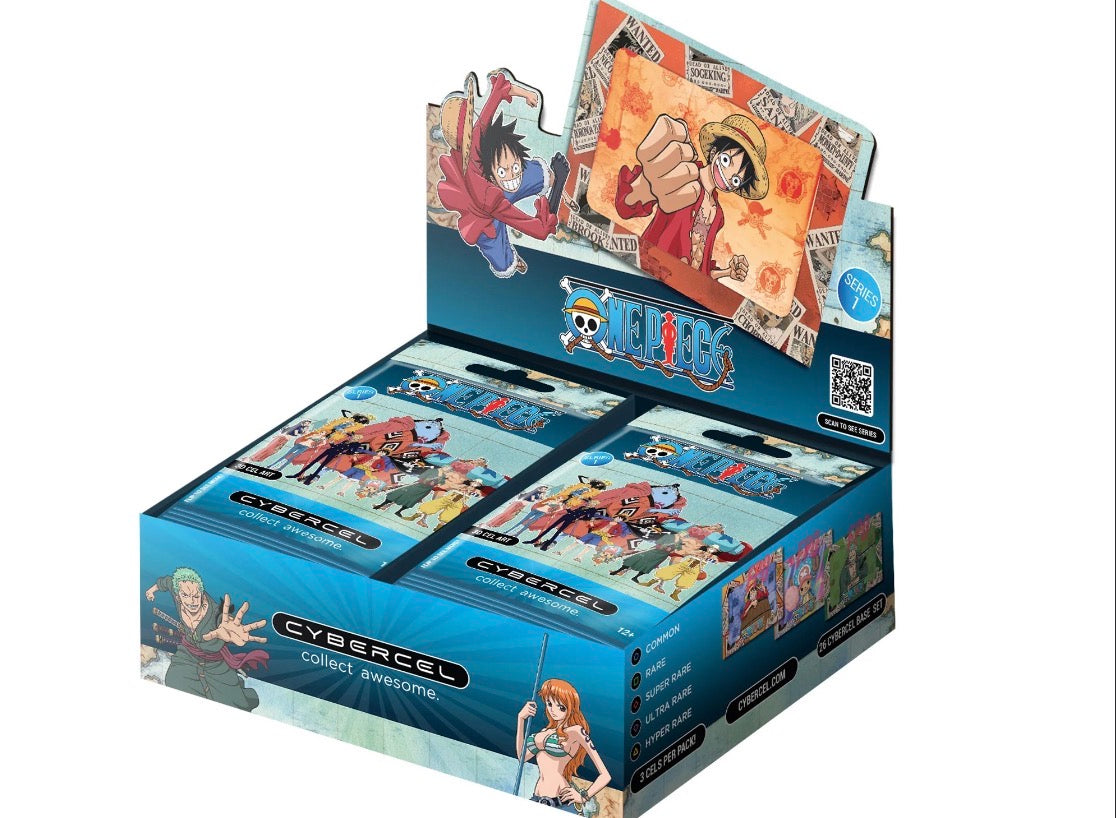 One Piece Series 1 Cybercel 3D Cel Art Collectible Pack