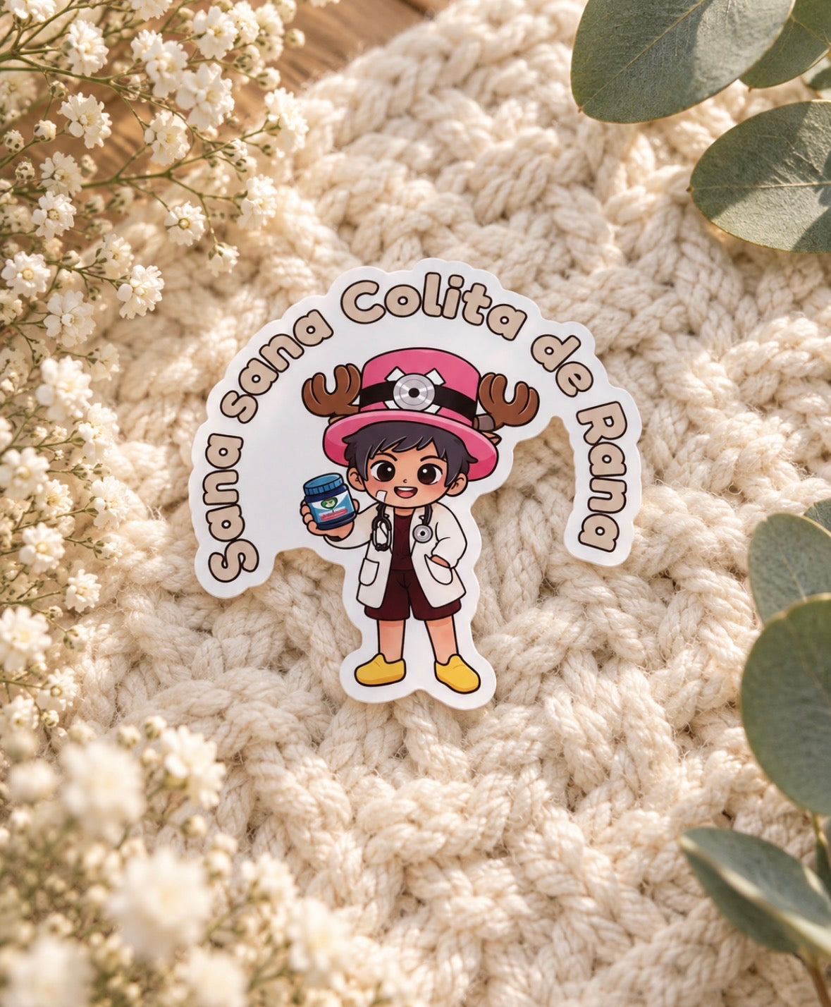 Ace’s Pop Shop Original: Sana Sana Colita de Rana Sticker Exclusive
