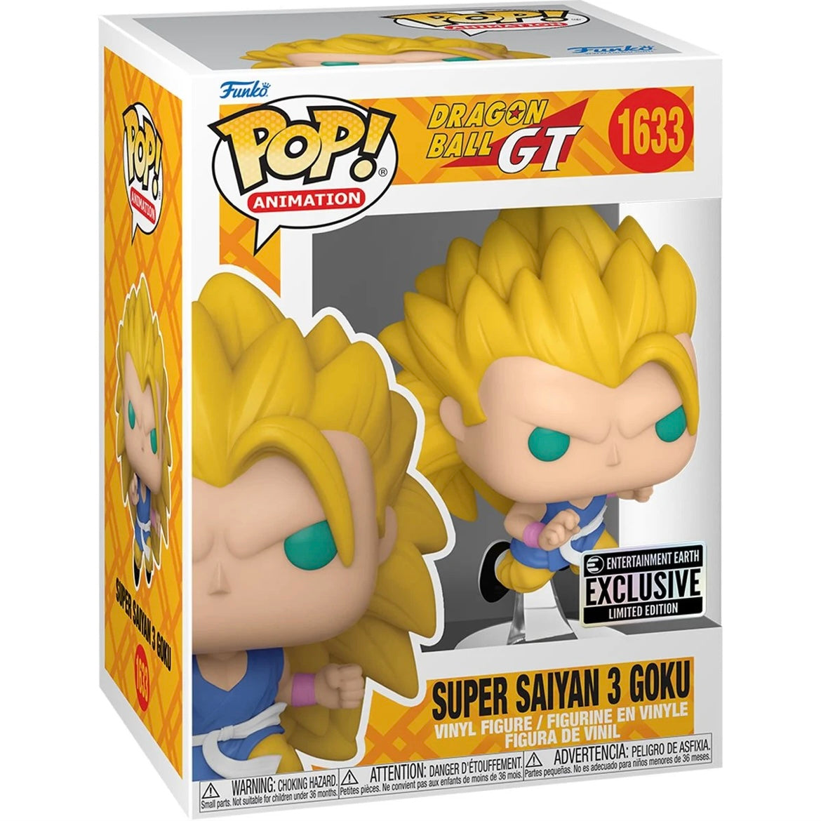 Funko Pop! Dragon Ball GT Super Saiyan 3 Goku Entertainment Earth Exclusive