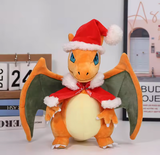 Pokemon Christmas Charizard Plush Doll