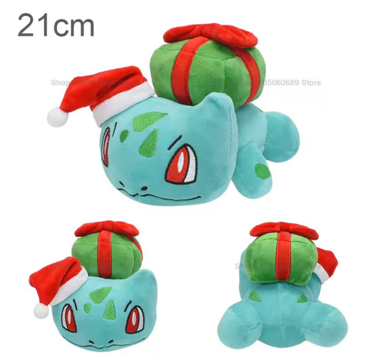 Pokemon Christmas Bulbasaur Plush Doll