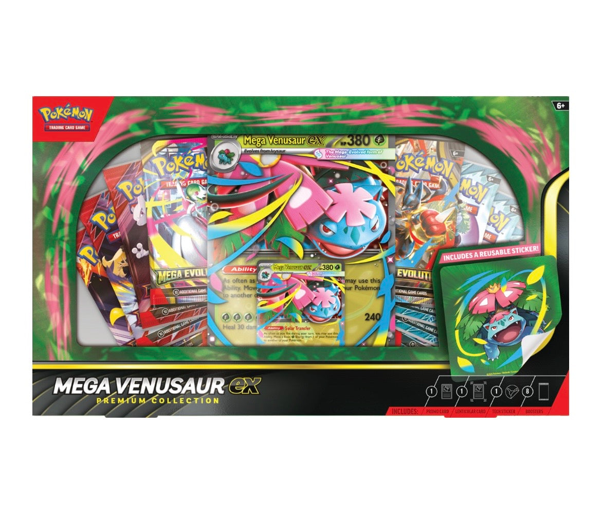 Pokémon Mega Venasaur Ex Premium Collection Box