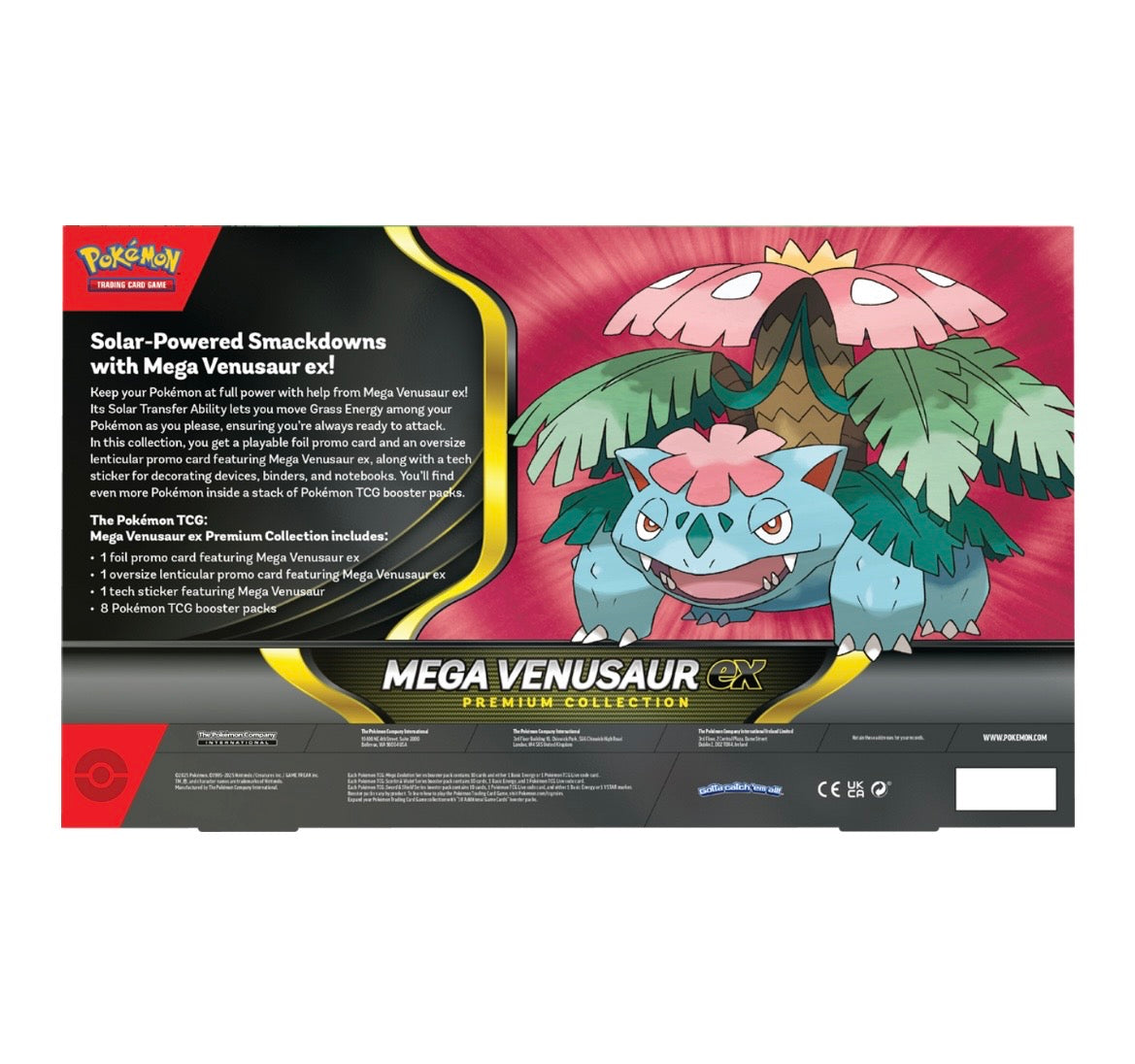 Pokémon Mega Venasaur Ex Premium Collection Box
