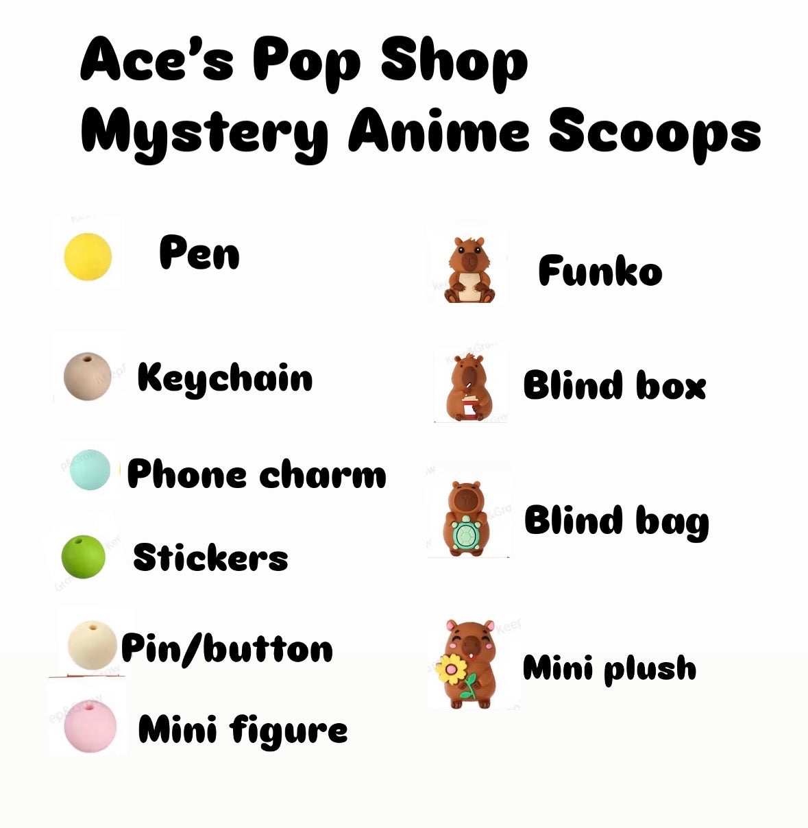 1x Scoop Anime Mystery Bag