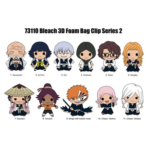 Bleach Series 2 3D Foam Bag Clip