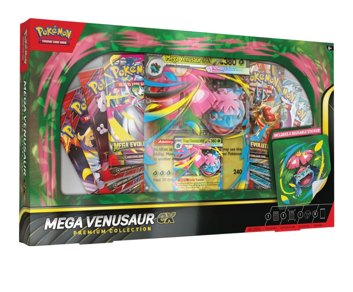 Pokémon Mega Venasaur Ex Premium Collection Box