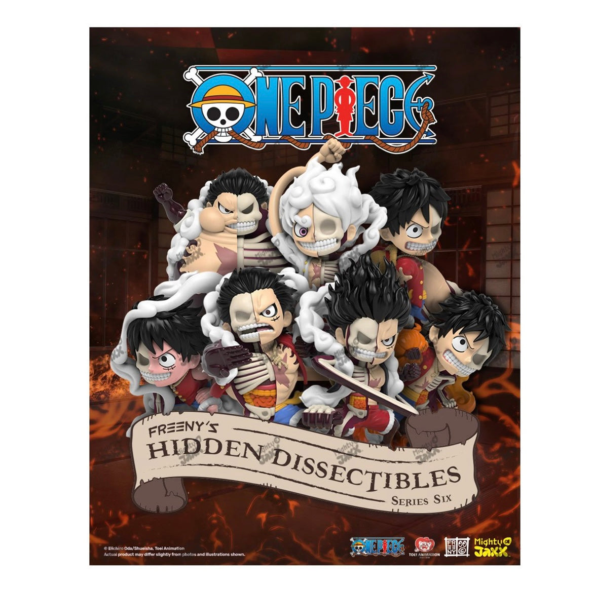 One Piece Freeny's Hidden Dissection Luffy's Gears Edition Blind Box Mini-figures (One Figure)