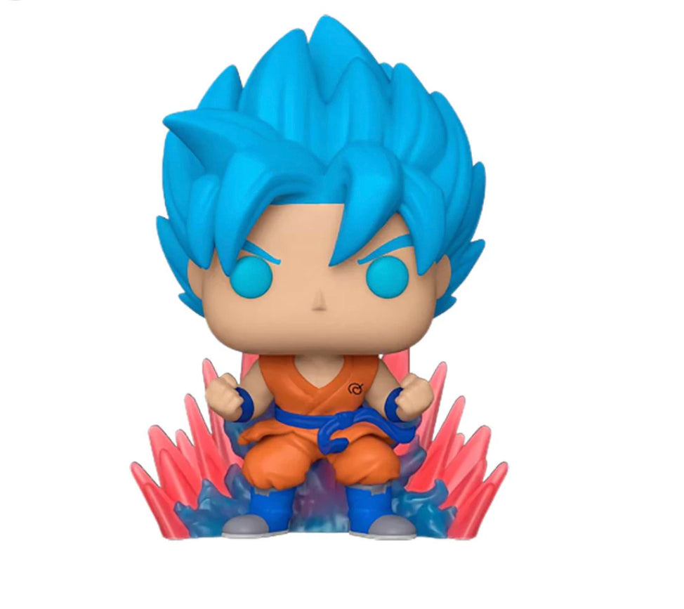 Funko Pop! Dragon Ball Super SSGSS Goku (Kaio-Ken Times Twenty) Glow-in-the-Dark - BoxLunch Exclusive