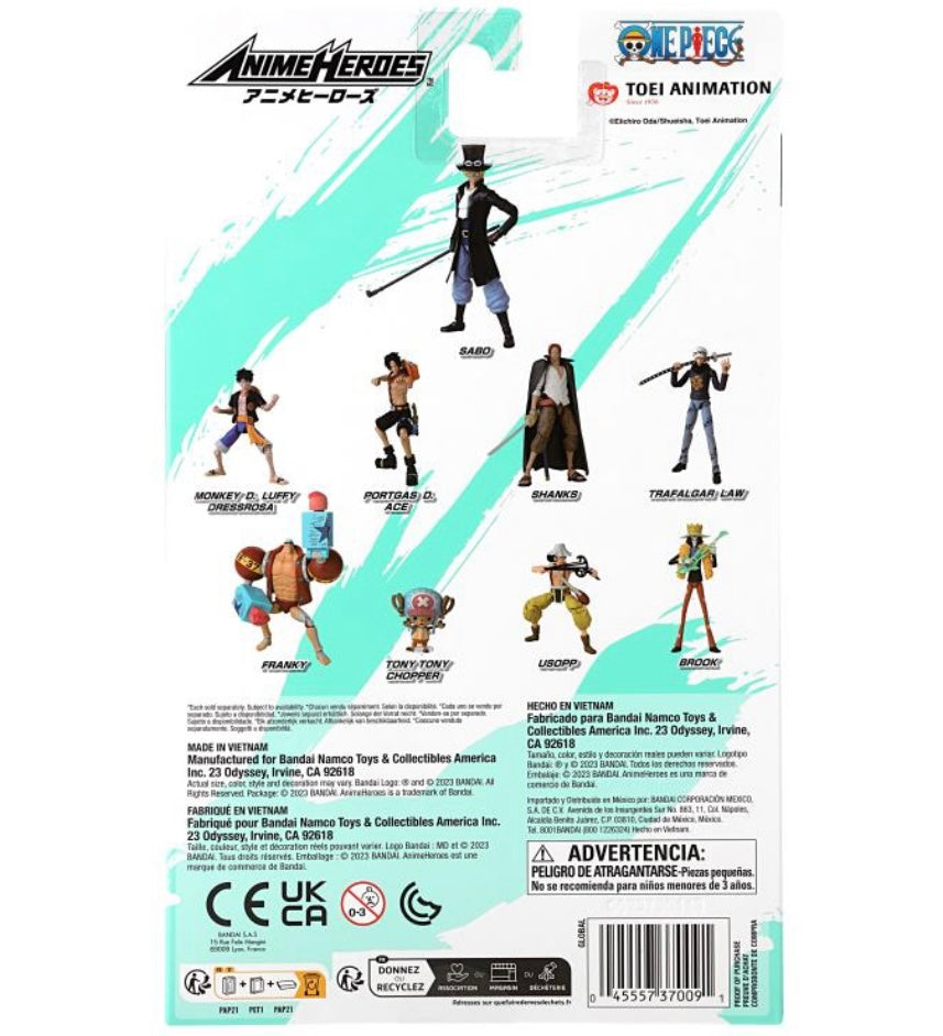 One Piece Anime Heroes Sabo Action Figure