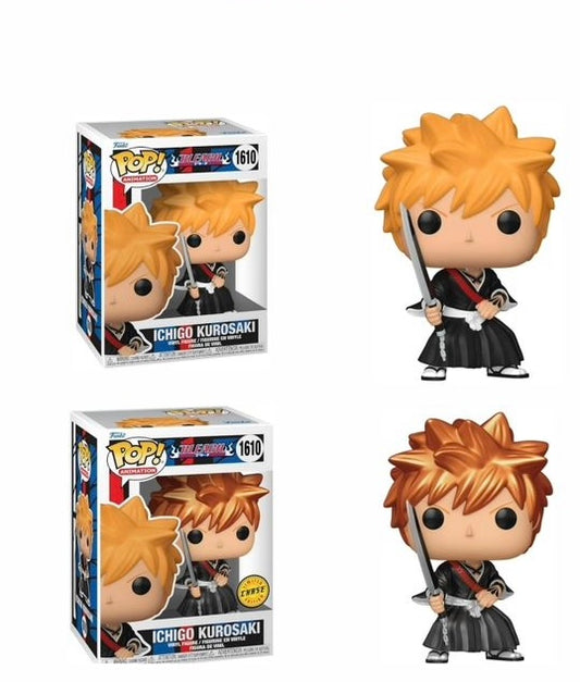 Funko Pop! Ichigo Kurosaki (Shikai Form) Chase + Common Bundle