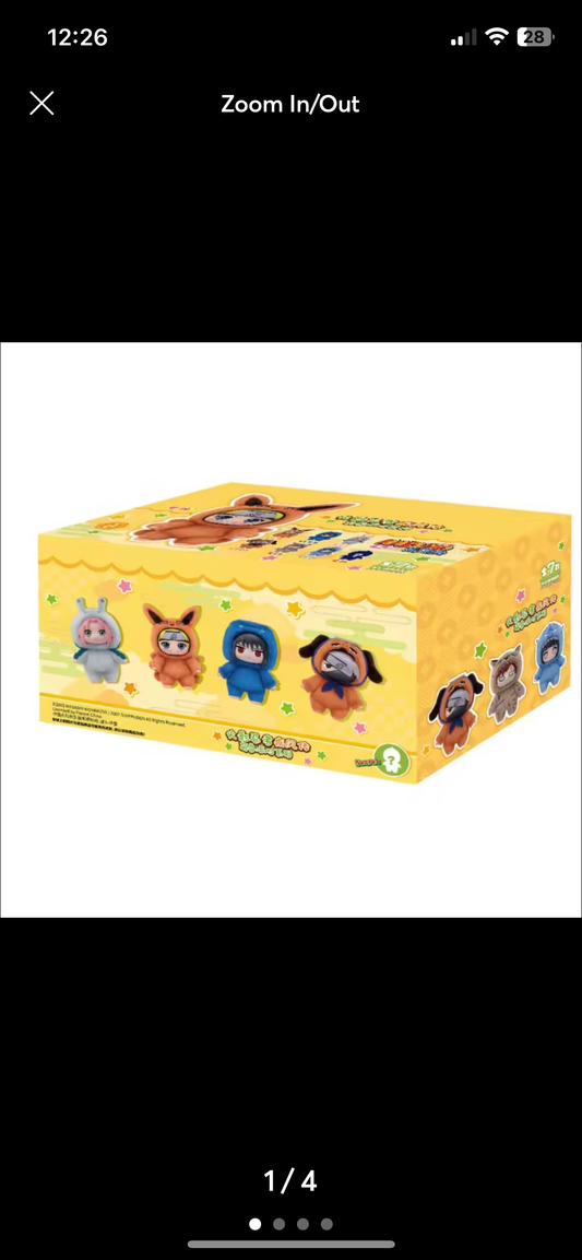 Mystery Naruto Shippuden Cat Plush Full Box